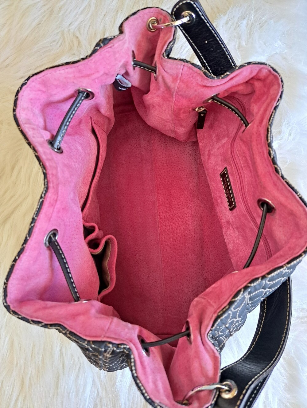 Midsz Kate Spade Quiltie W/Real Leather Lining